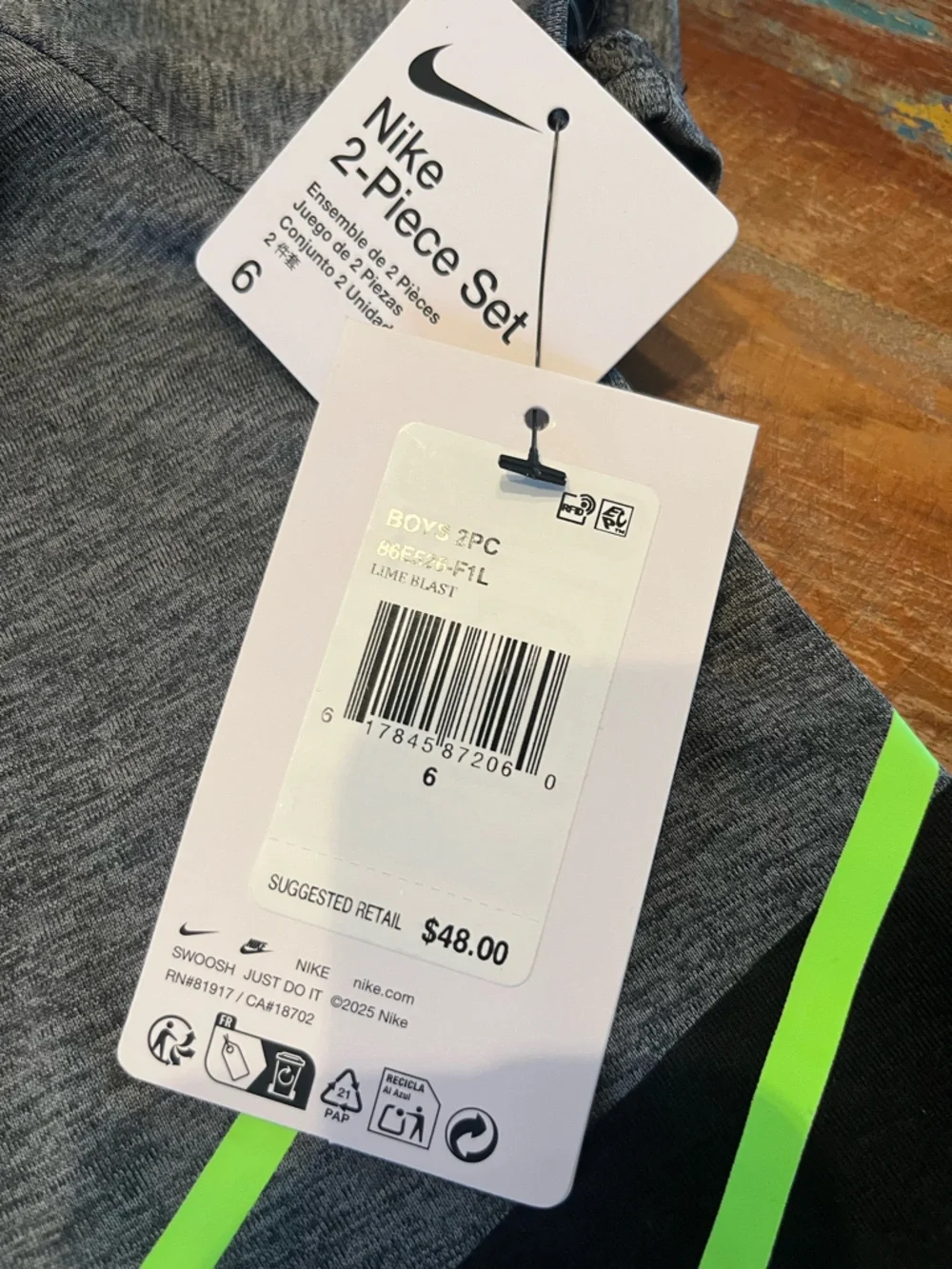 NWT Nike Boys 2 Piece Shorts Set - Picture 4 of 6